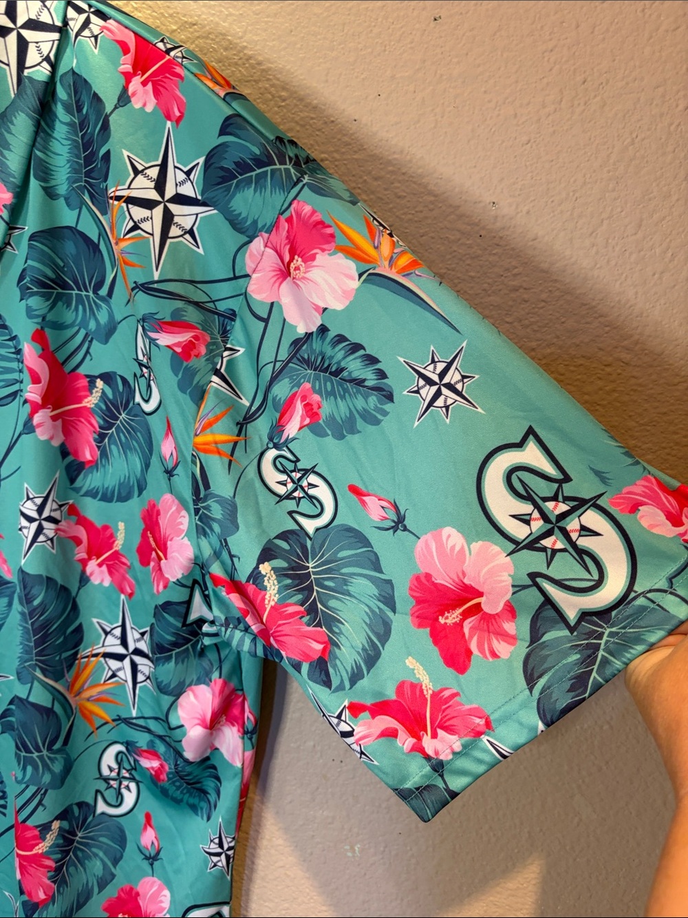 Seattle Mariners Hawaiian Shirt Size XL Baseball MLB - Picture 3 of 5